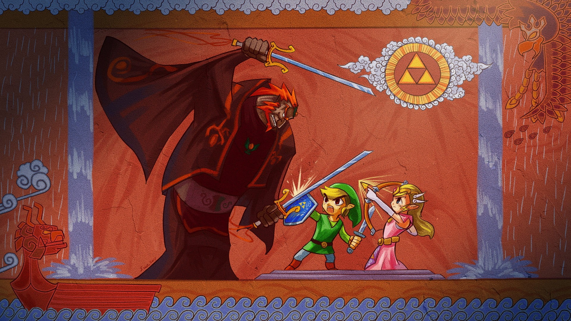 Zelda Ganondorf Wind Waker - HD Wallpaper 