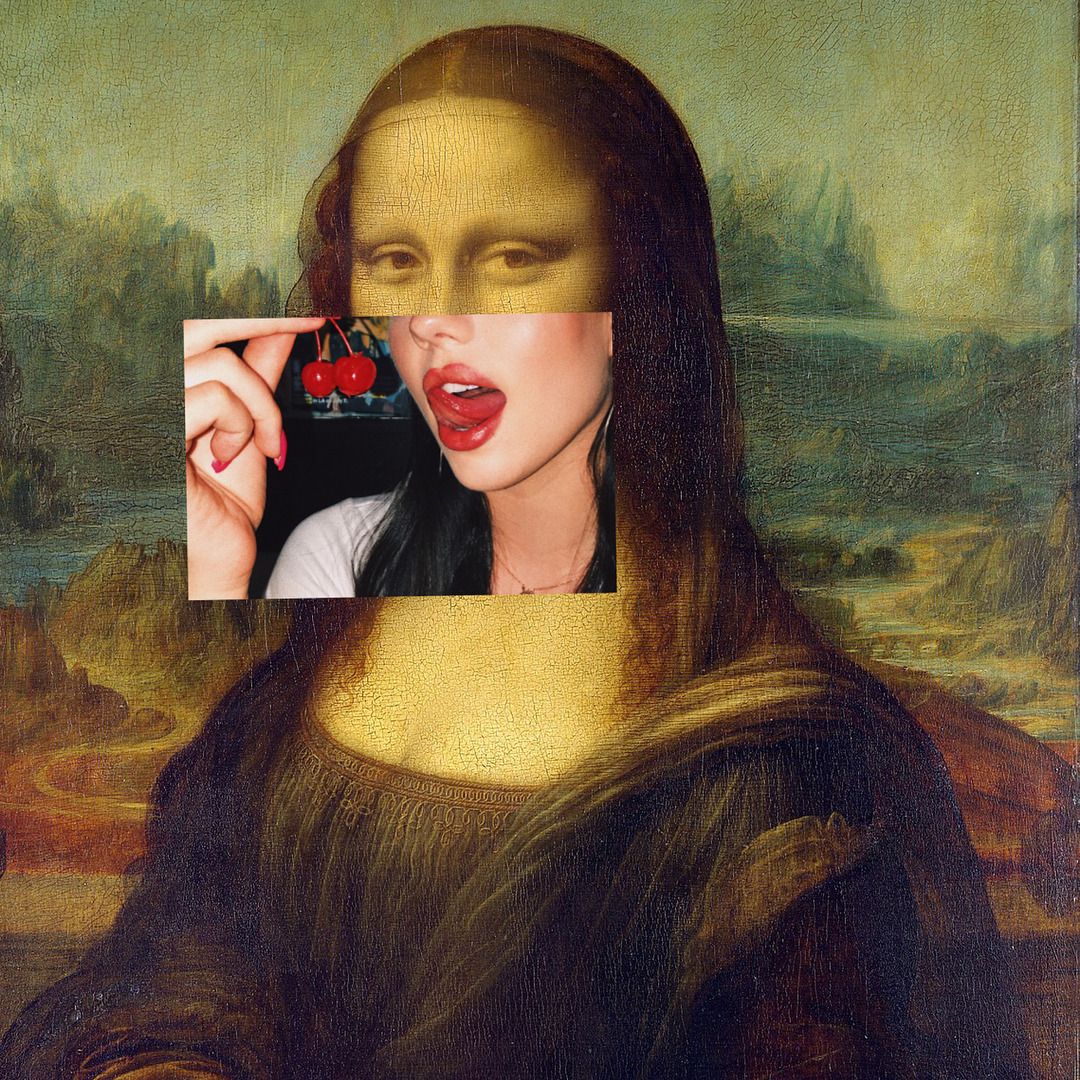 Mona Lisa Collage Art - HD Wallpaper 