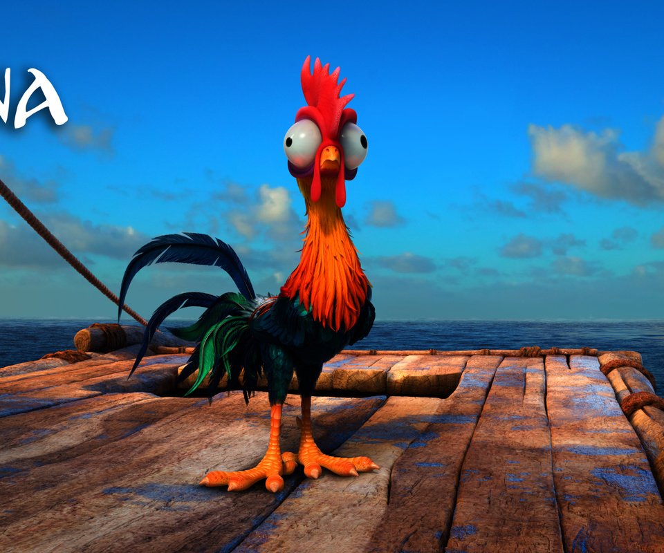 Wallpaper Disney, Moana, Heihei, Hey-hey Resolution - Hai Hai The