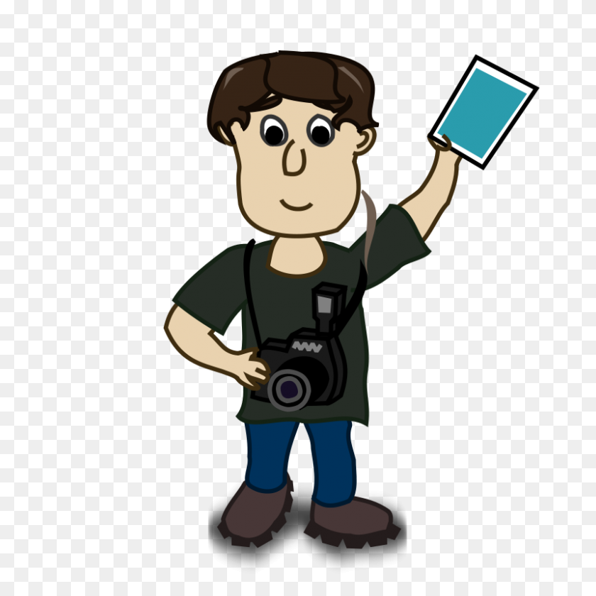 Photography Clip Art Wallpaper - Cartoon Guy Long Hair - HD Wallpaper 