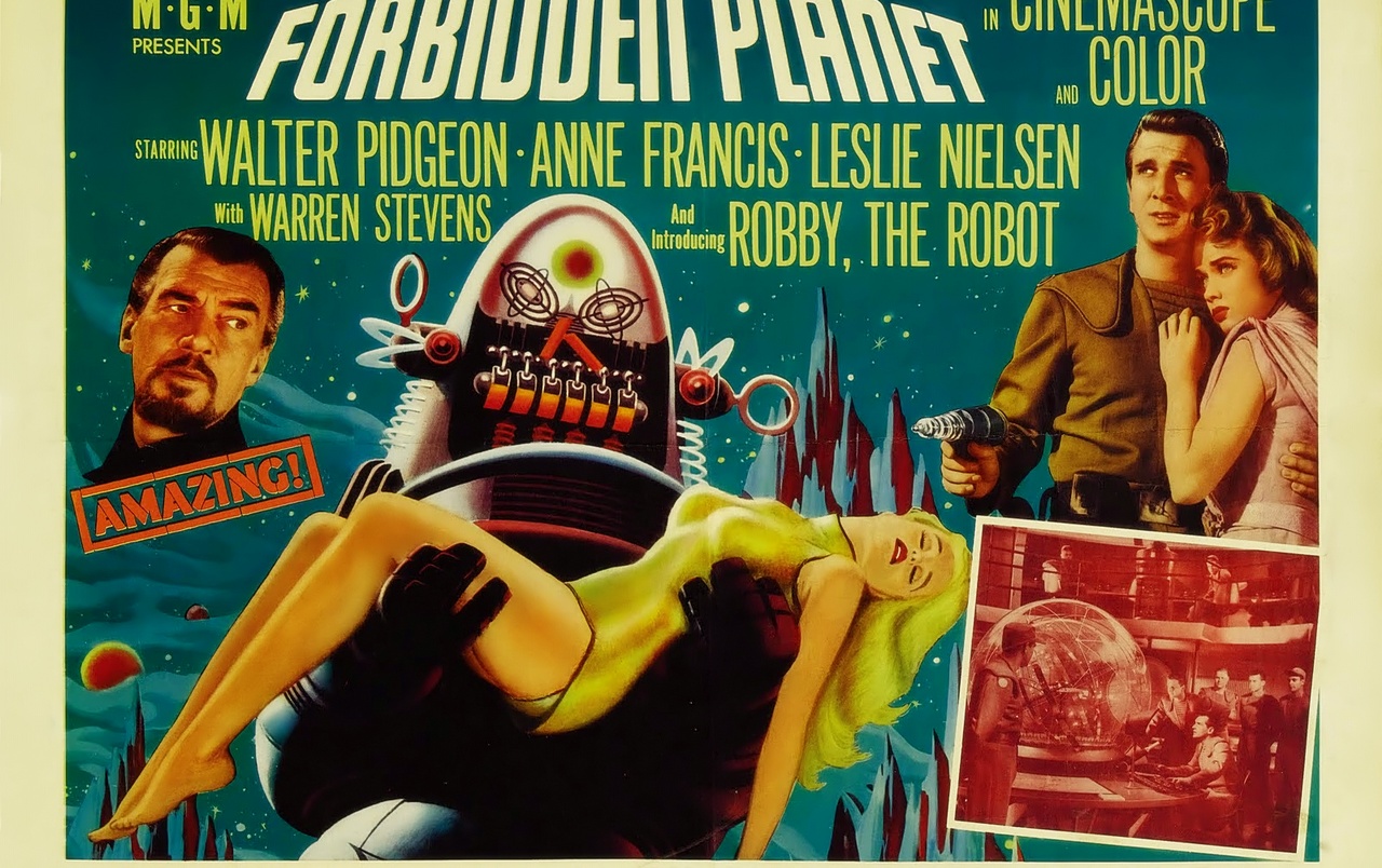 Forbidden Planet - Forbidden Planet Movie Poster - HD Wallpaper 