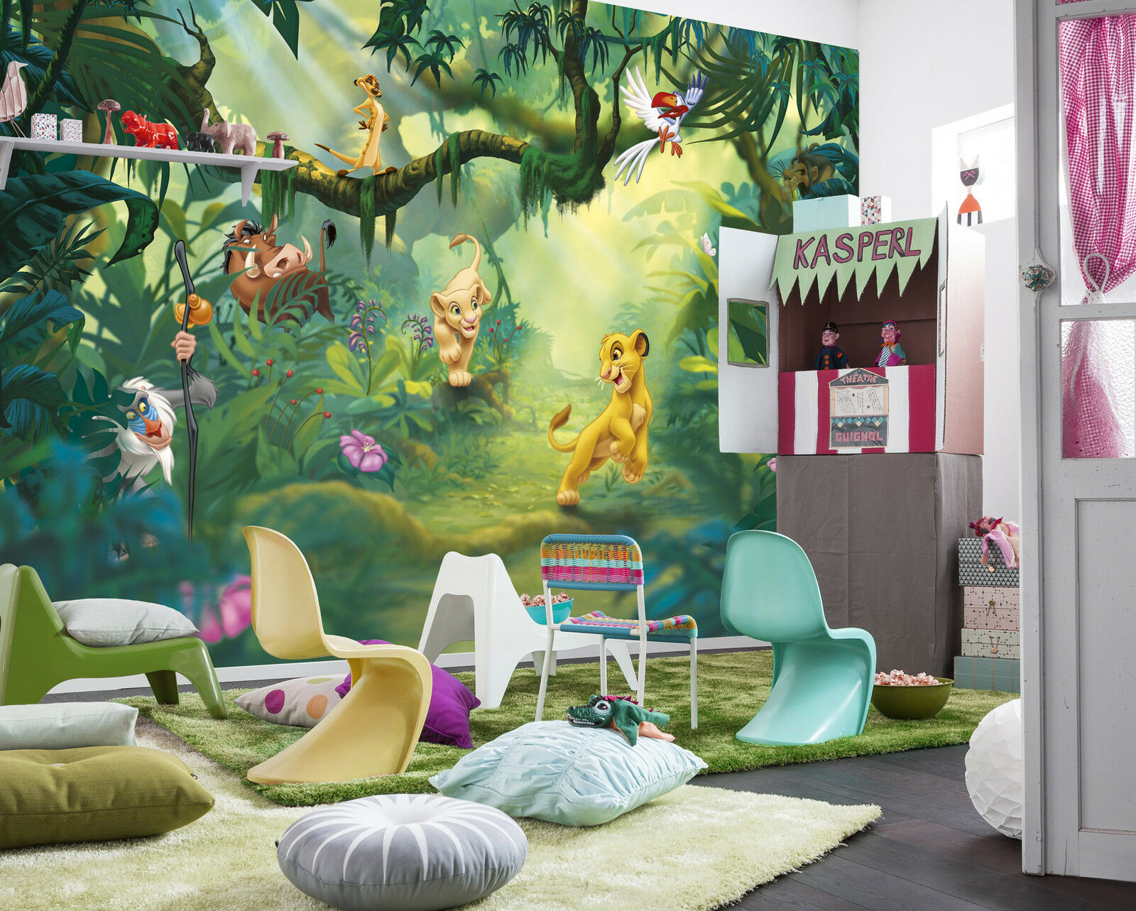 Playroom Wall Paper Disney - HD Wallpaper 