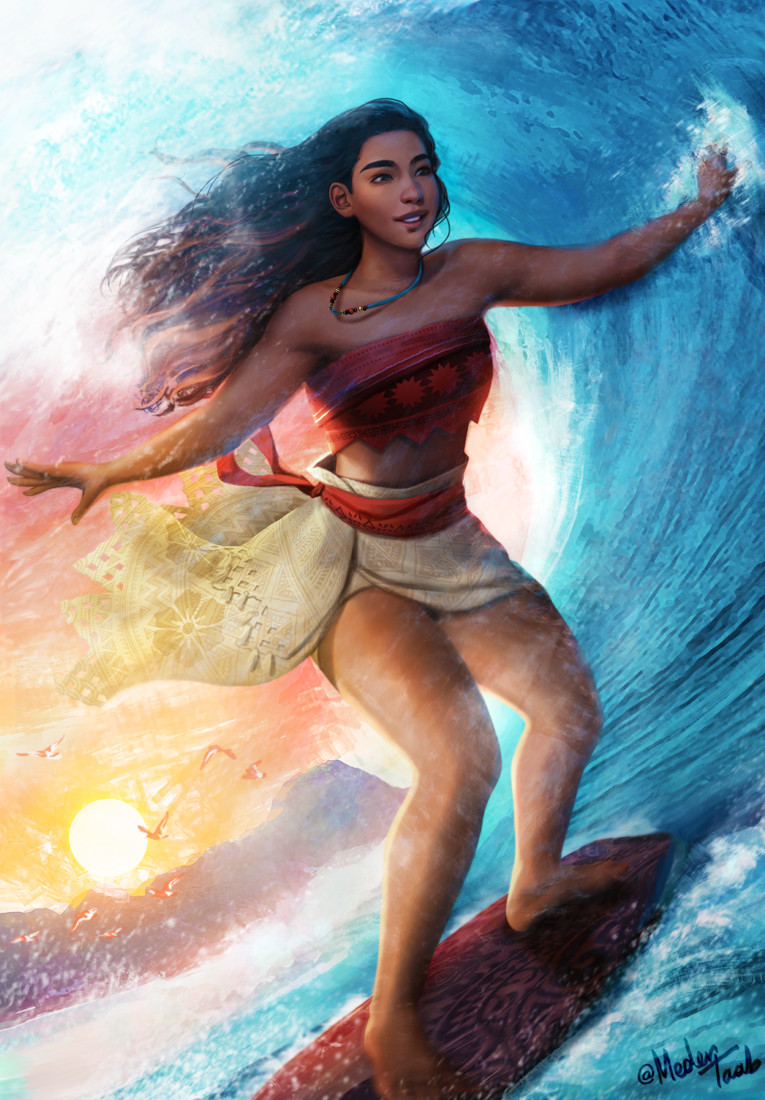 Realistic Moana Fan Art - HD Wallpaper 