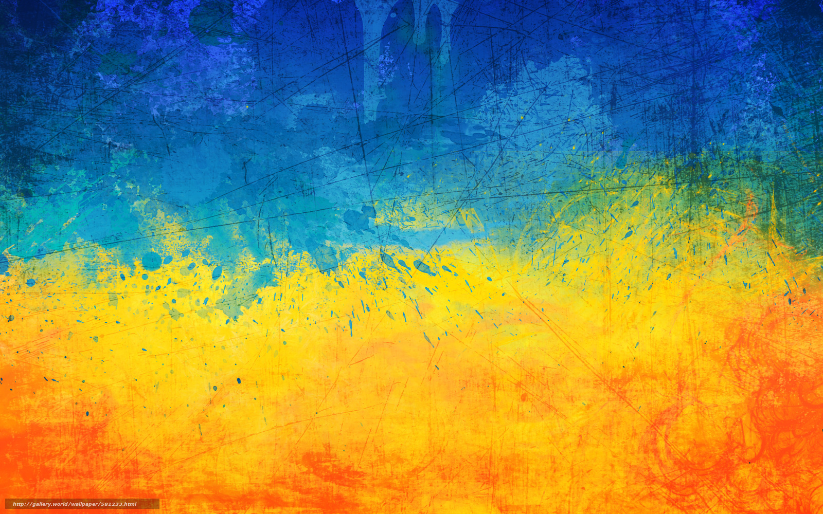 Baixar Wallpaper Azul, Amarelo, Bandeira Da Ucrânia, - Ukraine Flag - HD Wallpaper 