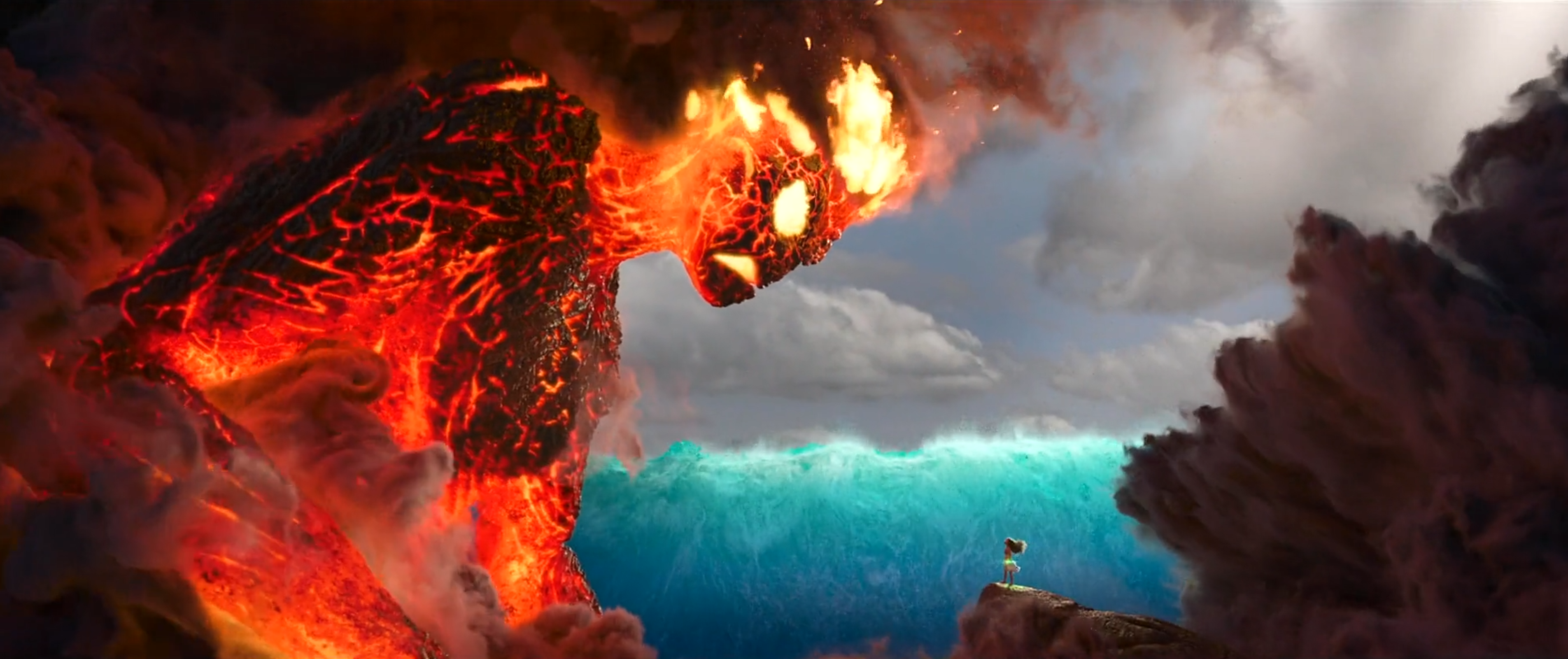 Moana And The Monster - HD Wallpaper 