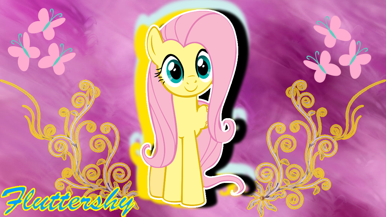 Fluttershy Wallpaper - Cartoon - HD Wallpaper 
