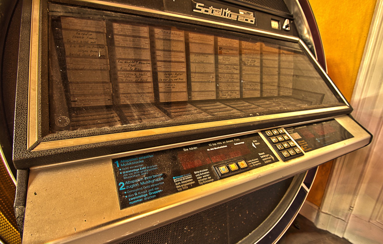 Photo Wallpaper Music, Abandoned, Jukebox, Satellite - Jukebox Abandoned - HD Wallpaper 