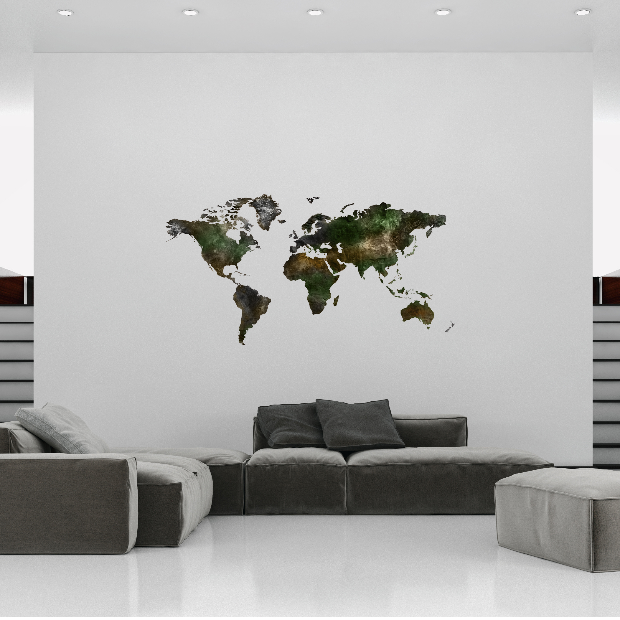 World Map - HD Wallpaper 