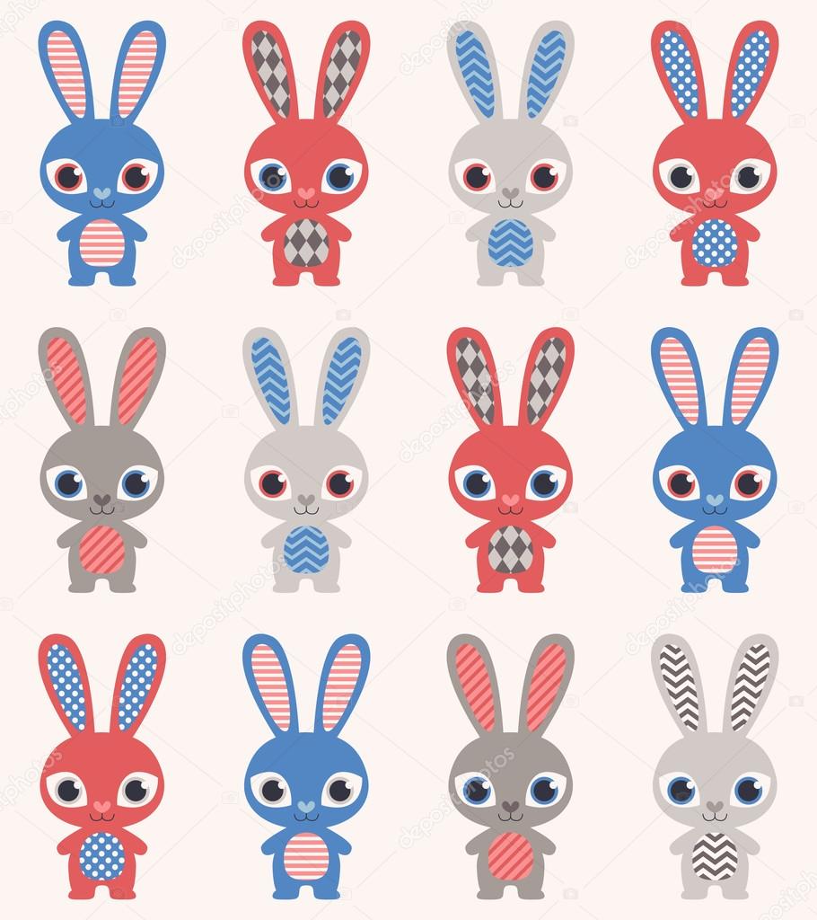 Rabbit Cartoon - HD Wallpaper 