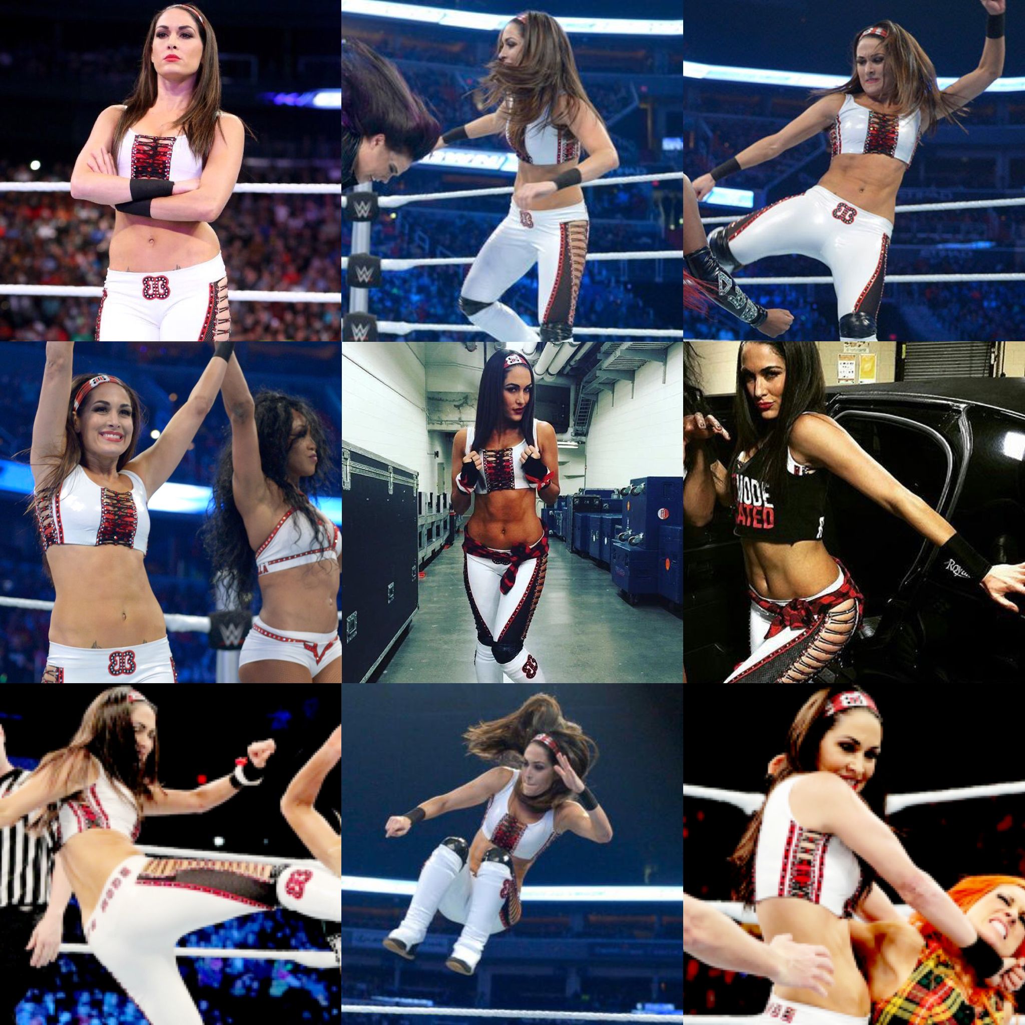 Brie Bella Wwe White - HD Wallpaper 