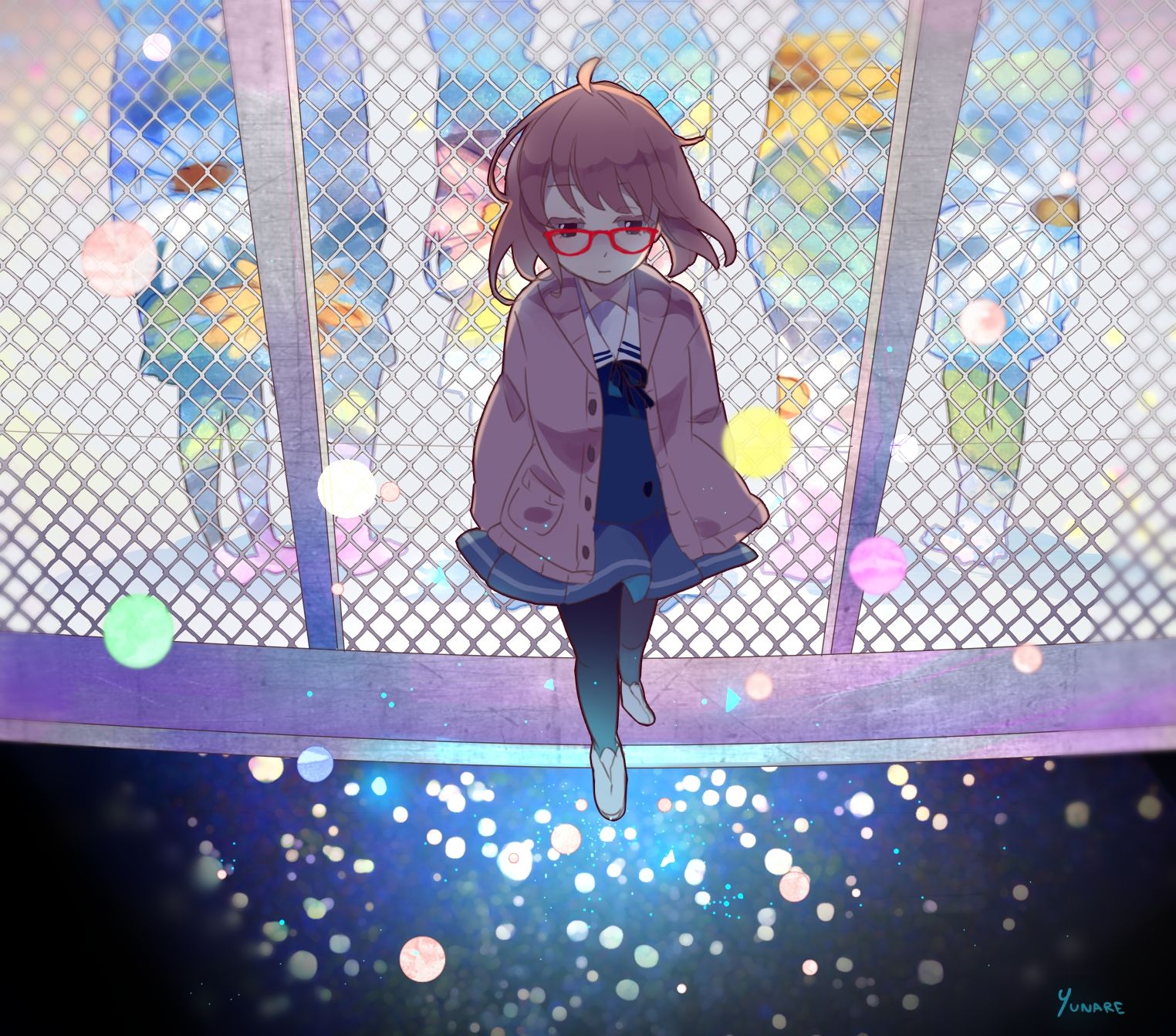 Kyoukai No Kanata Mirai - HD Wallpaper 