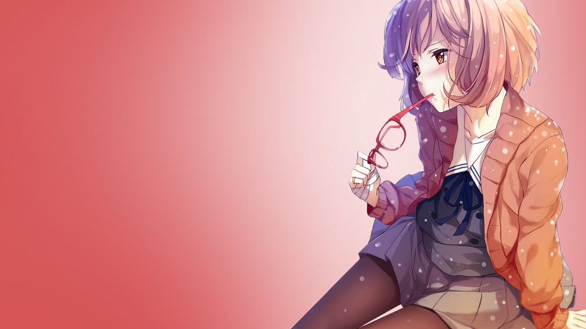 Kyoukai No Kanata Flor - HD Wallpaper 