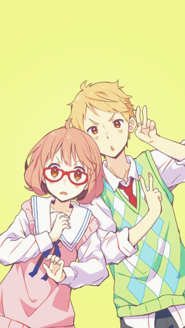 #kyoukainokanata #miraikuriyama #kuriyama #mirai #akihitokanbara - Happy New Year Gif Anime - HD Wallpaper 