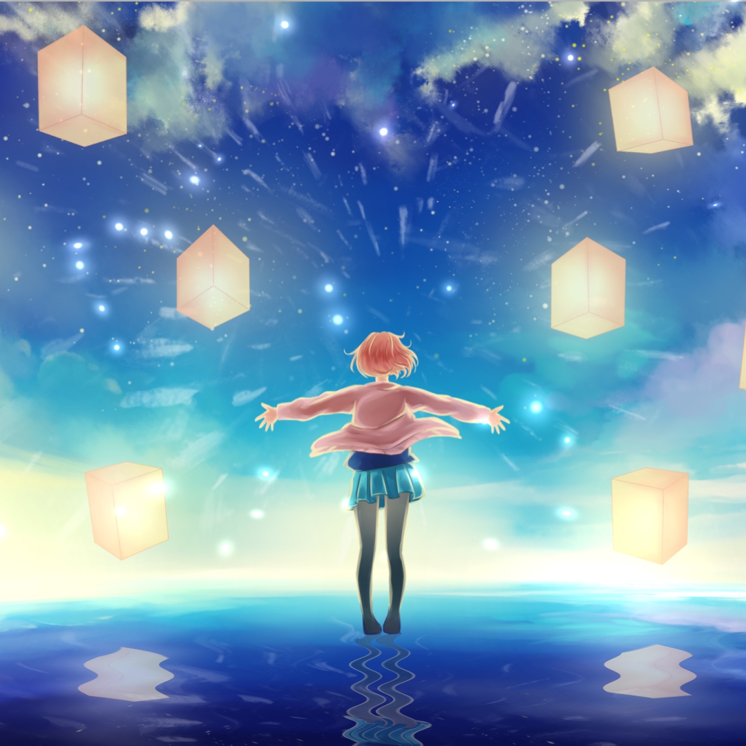 Kyoukai No Kanata Bg - HD Wallpaper 