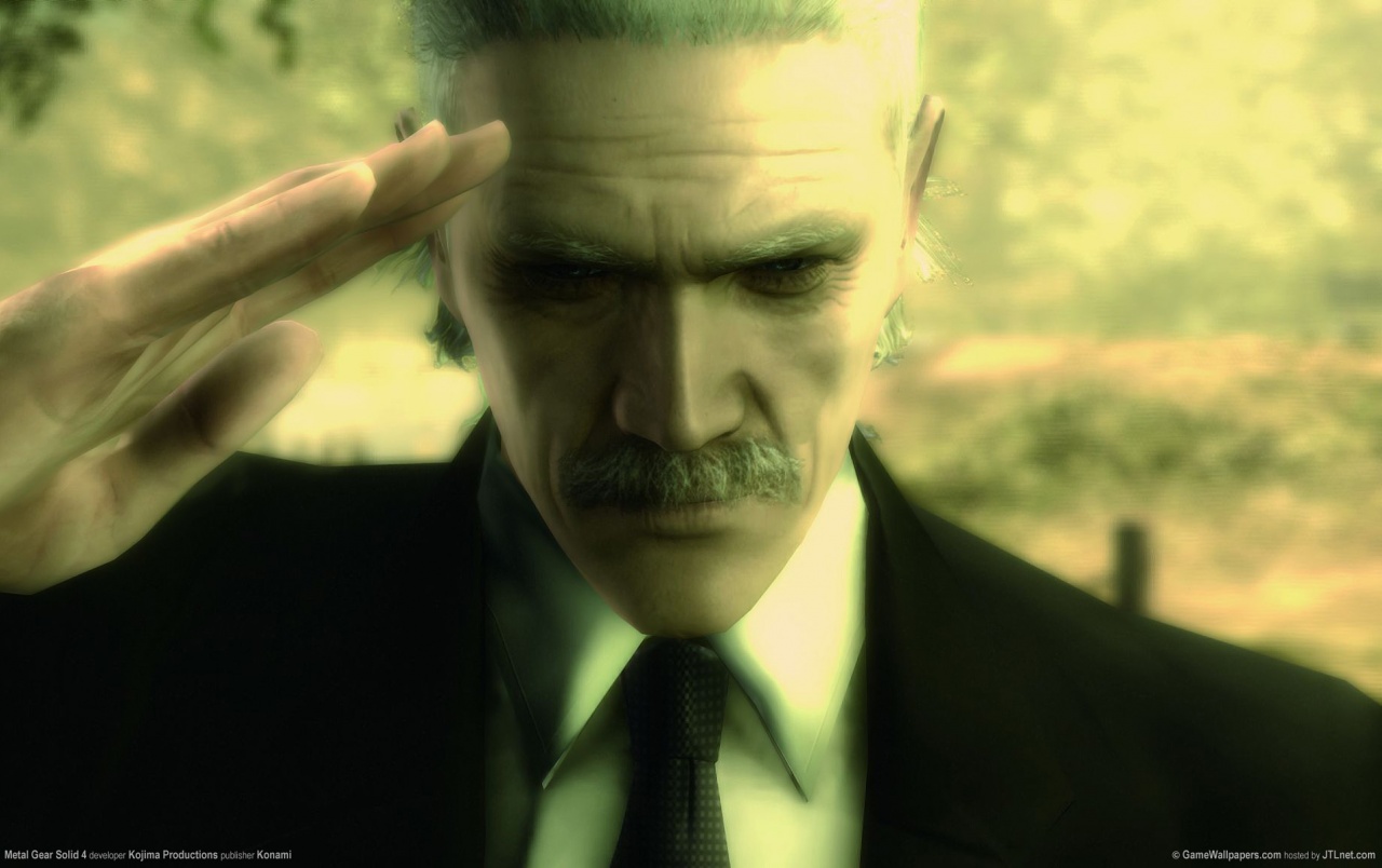 Metal Gear Solid 4 Wallpapers - Mgs 4 Old Snake - HD Wallpaper 