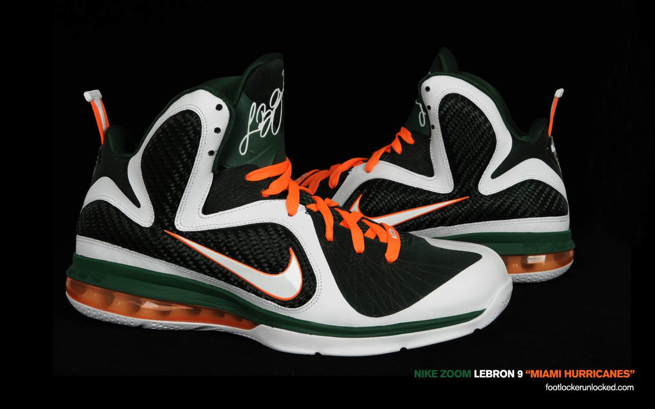 Lebron 9 Hurricanes - HD Wallpaper 