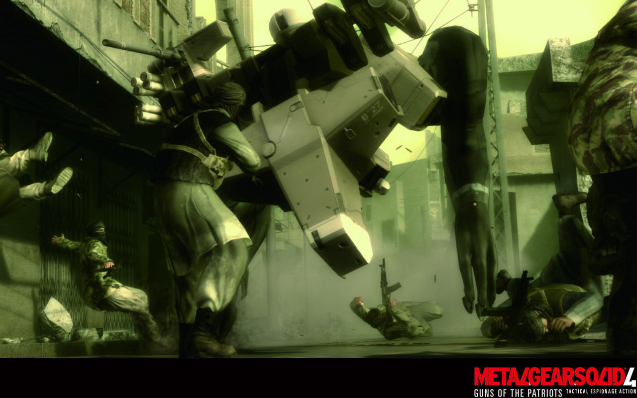 Best Metal Gear Solid - Metal Gear Solid 4 - HD Wallpaper 