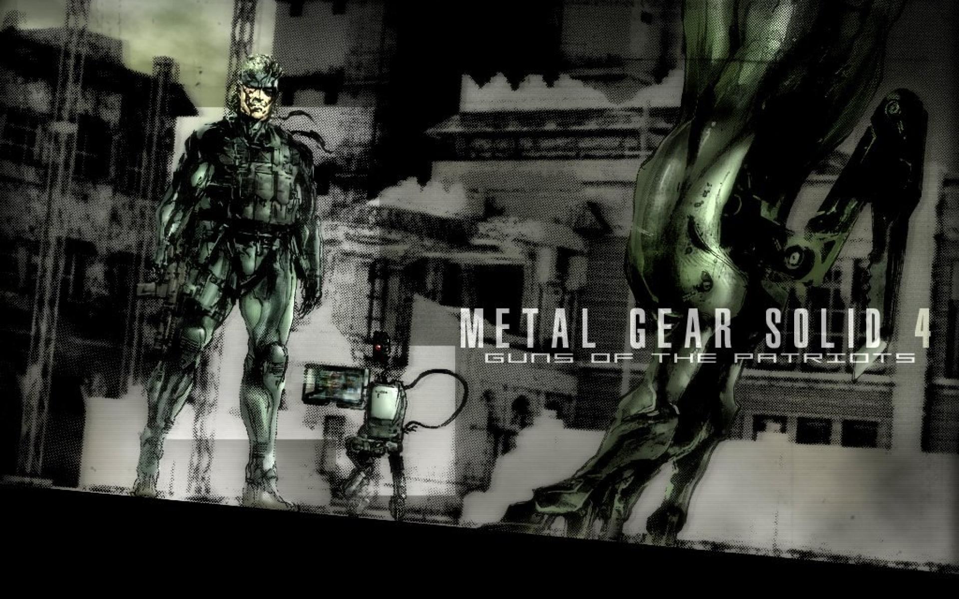 Metal Gear Solid 4 - HD Wallpaper 