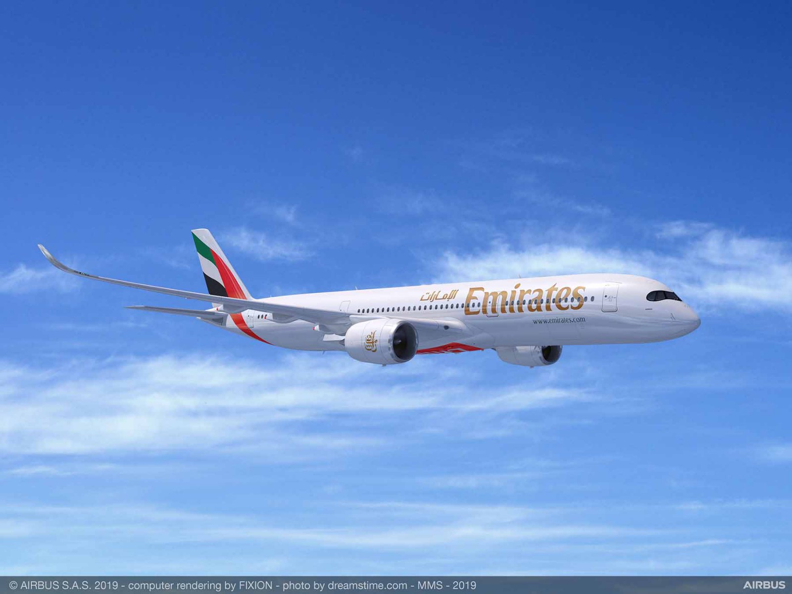 Airbus - Airbus A350 900 Emirates - HD Wallpaper 