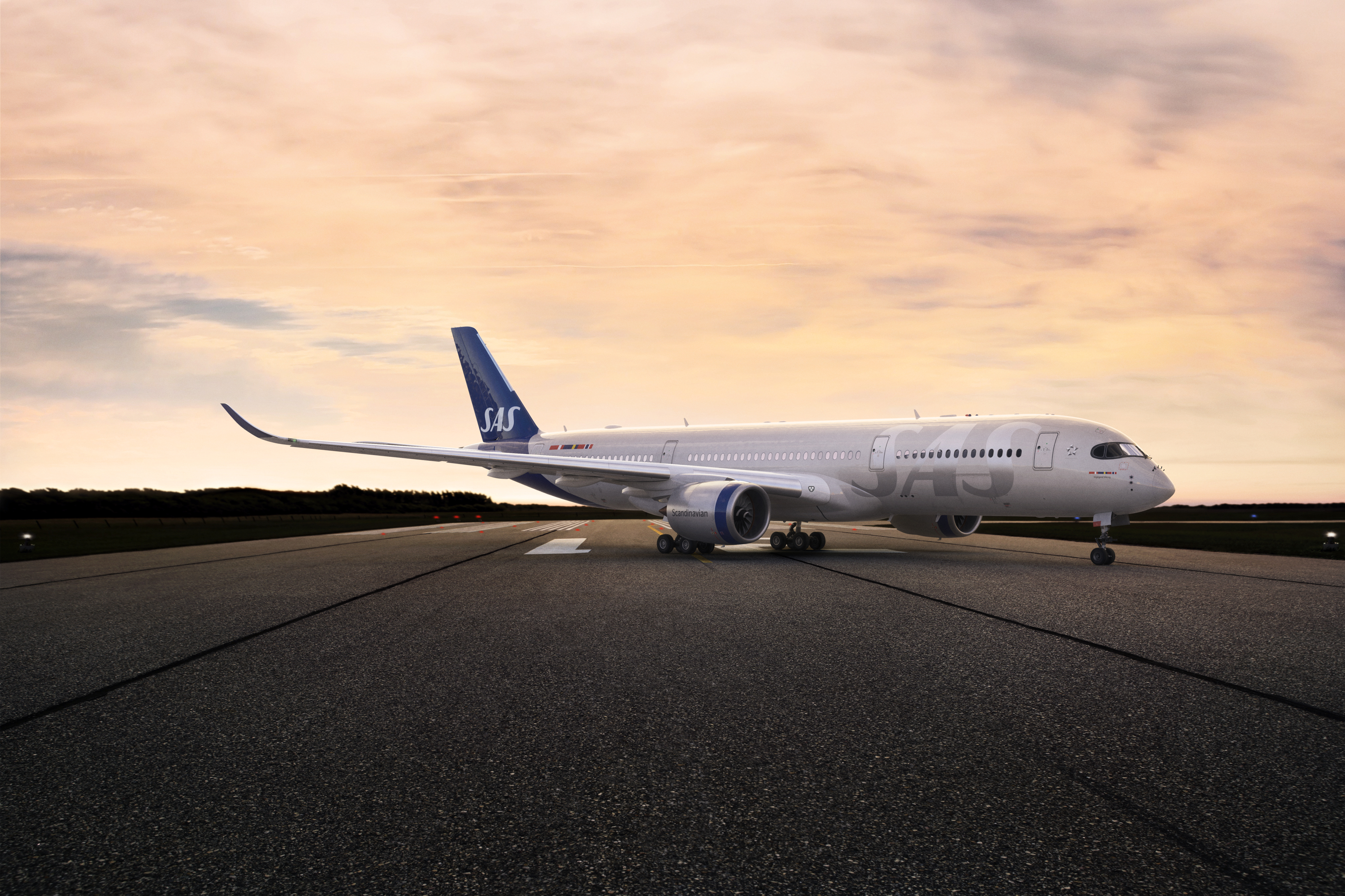 Scandinavian Airlines New Livery - HD Wallpaper 