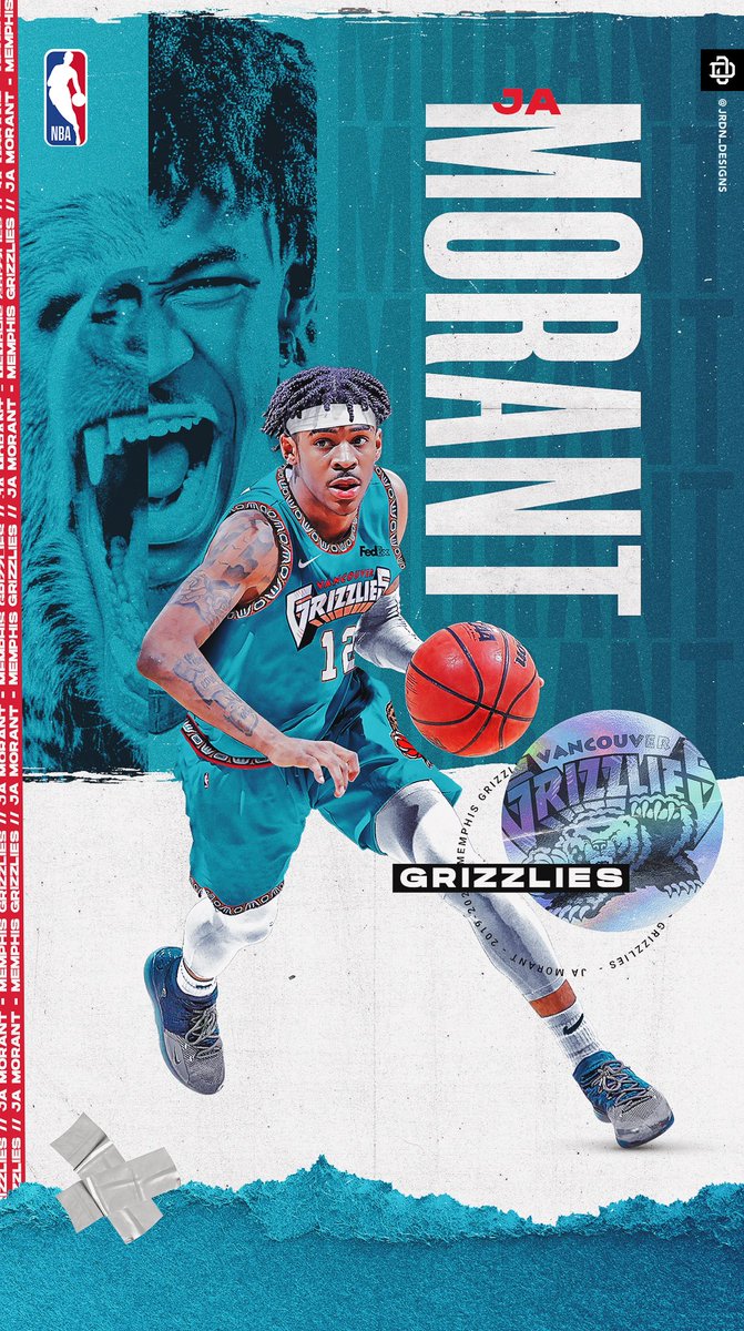 ja morant grizzlies throwback