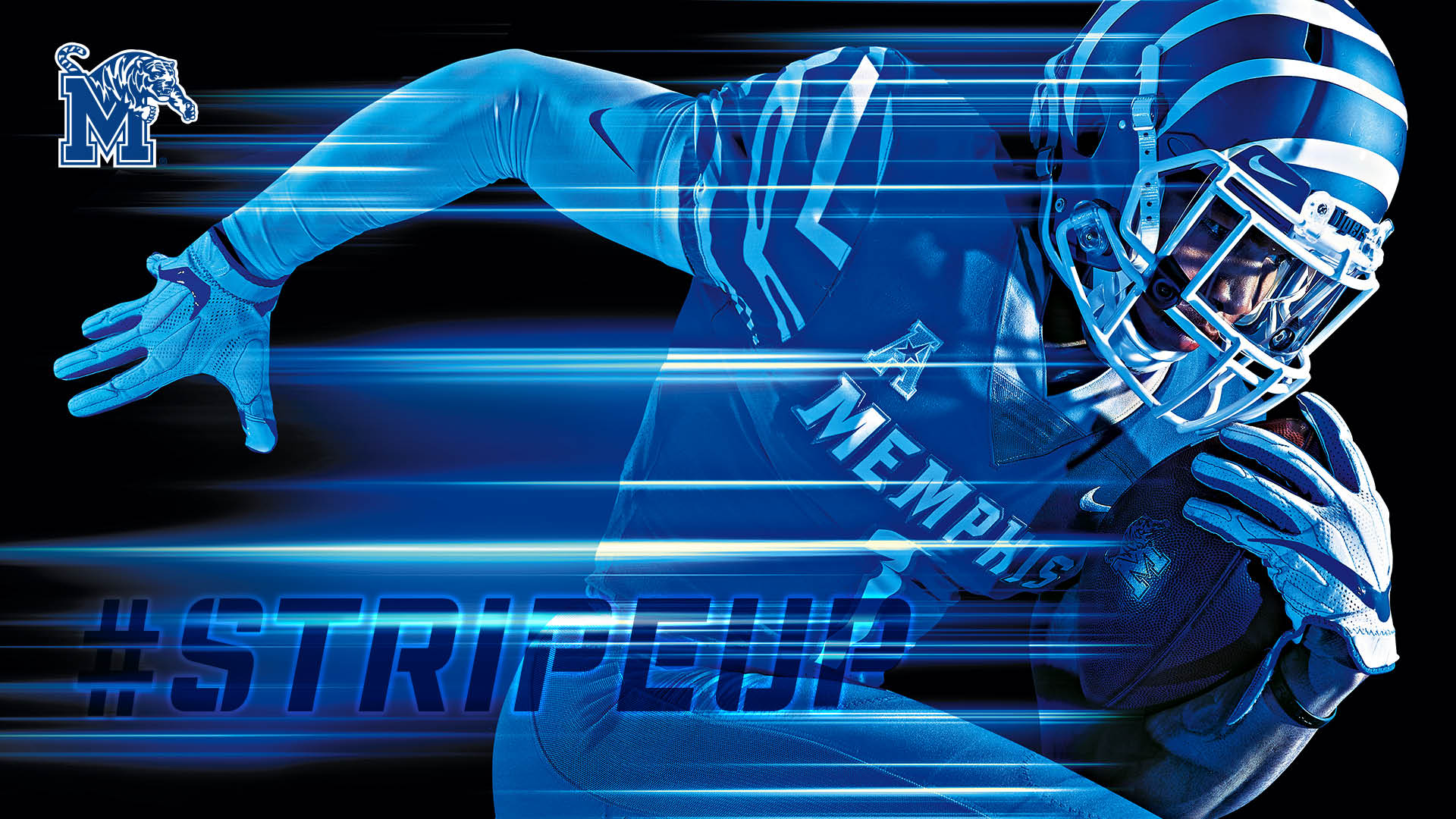 Football Wallpaper - Memphis Tigers - HD Wallpaper 