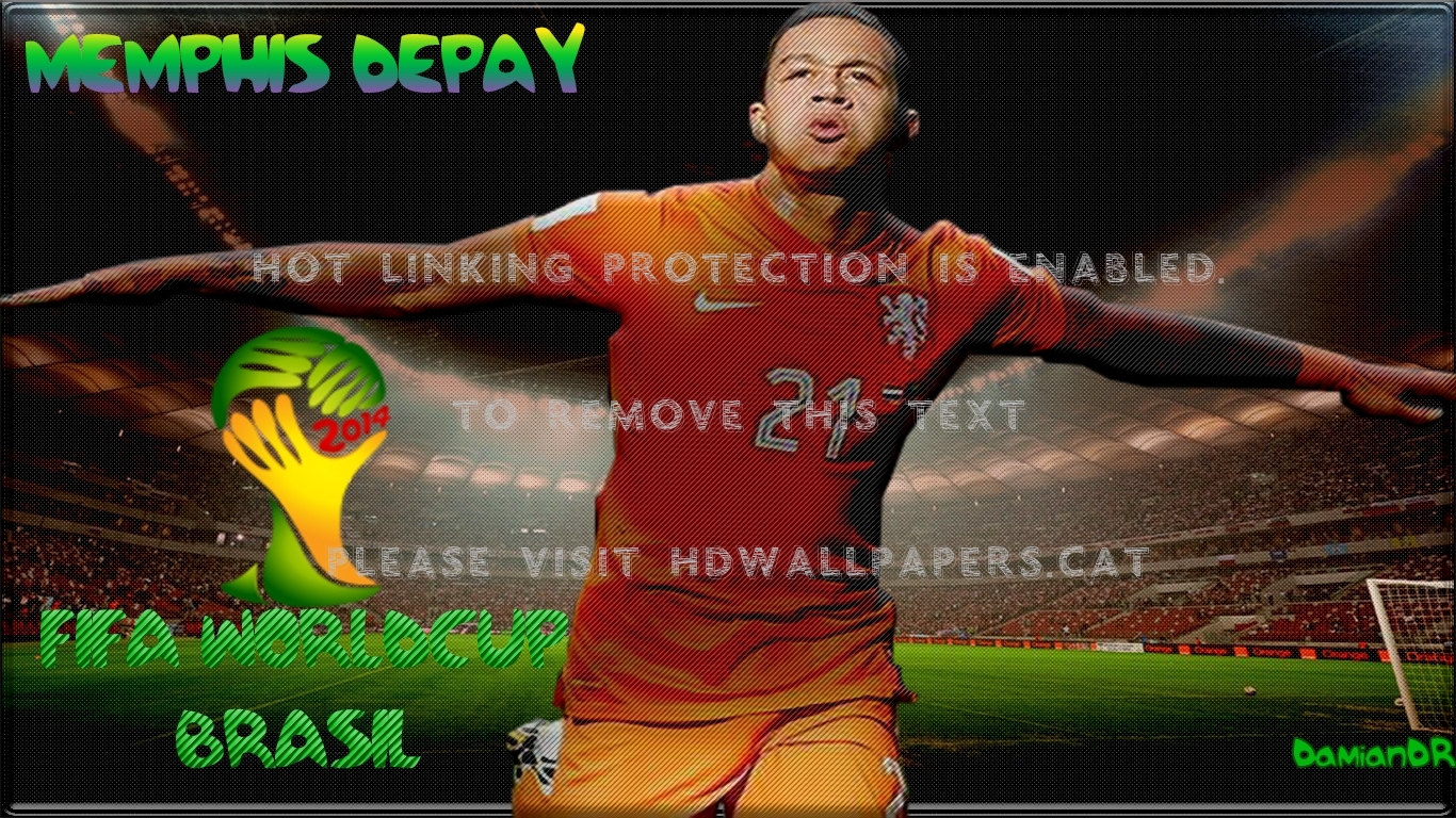 Memphis Depay Wc2014 Minecraft - Football Player - HD Wallpaper 