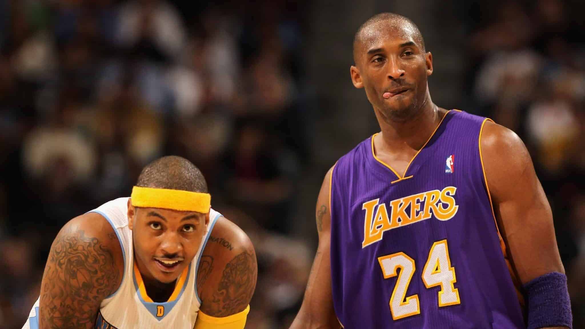 Carmelo Anthony And Kobe - HD Wallpaper 