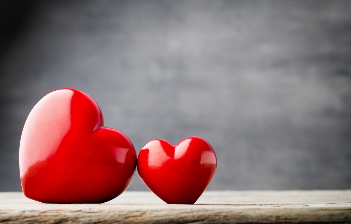 Photo Wallpaper Love, Heart, Pair, Love, Lovers, Heart, - Heart - HD Wallpaper 