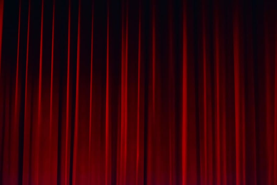 Red Curtains Wallpaper Hd - HD Wallpaper 