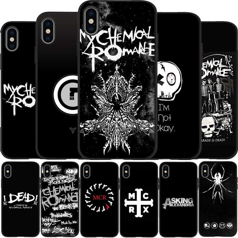 My Chemical Romance Cover Soft Silicone Black Phone - Illustration - HD Wallpaper 