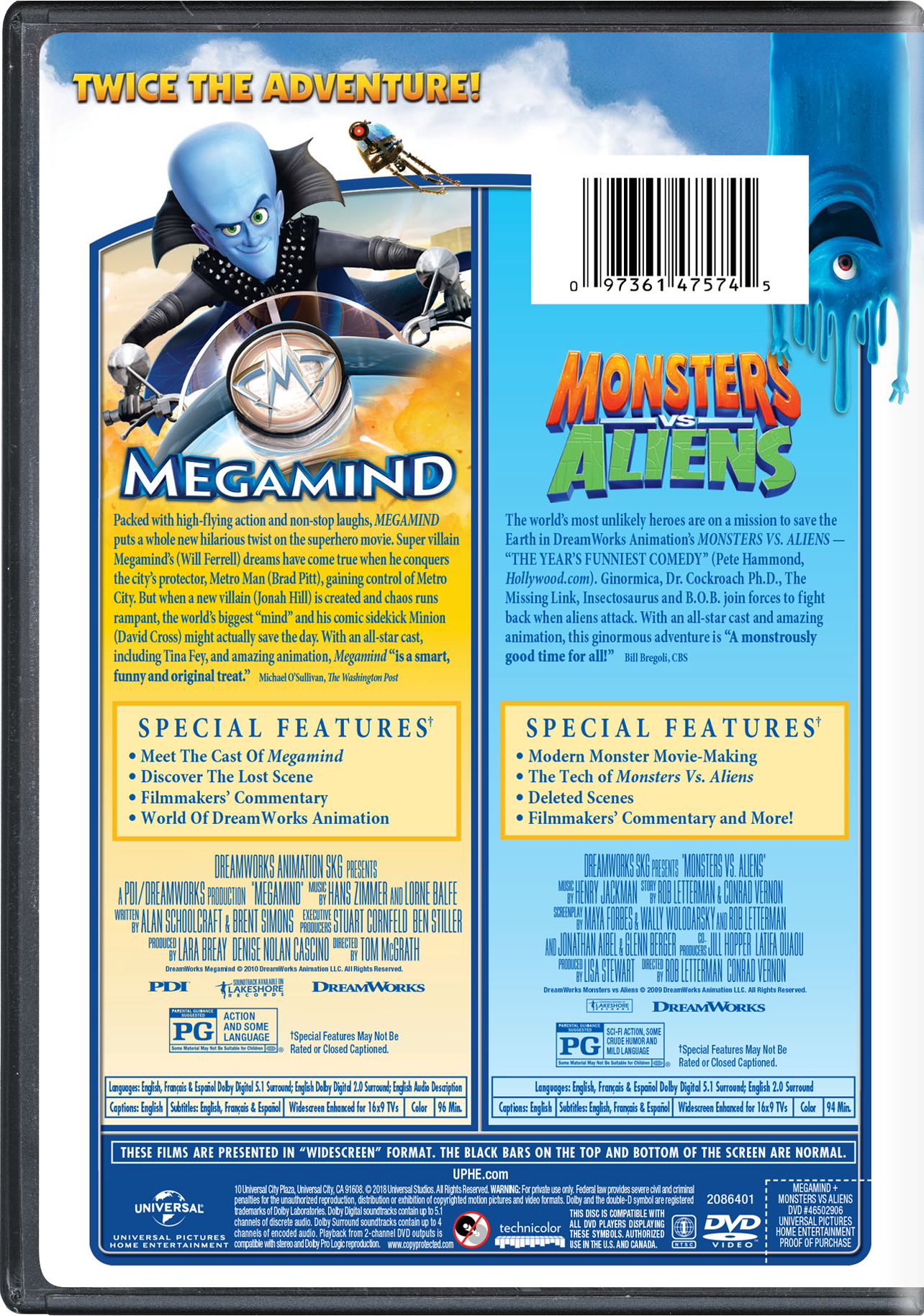 Megamind Vs Monsters Vs Aliens - HD Wallpaper 
