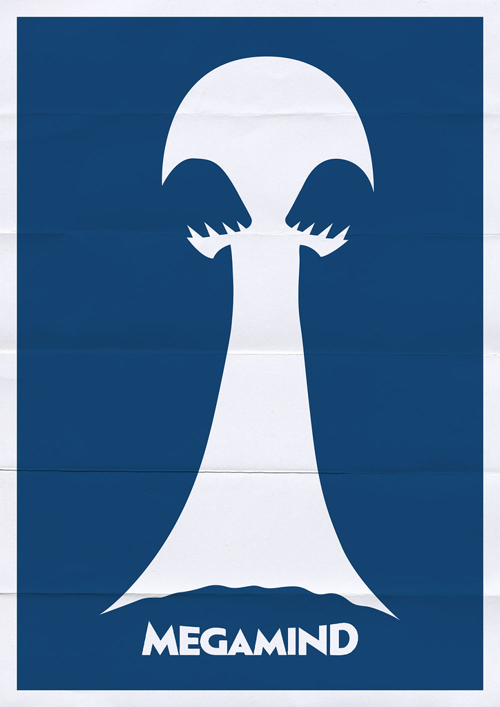 Megamind Minimalist Poster - HD Wallpaper 