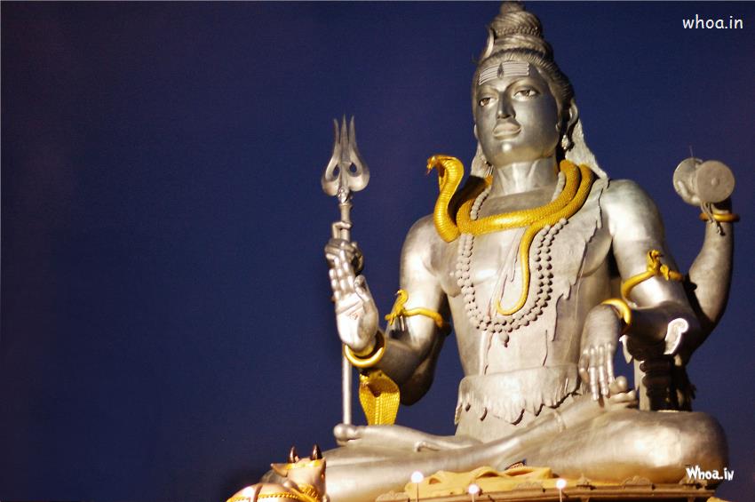 Lord Shiva Statue In Murudeshwar In Karnataka Hd Wallpaper - Murudeshwara - HD Wallpaper 