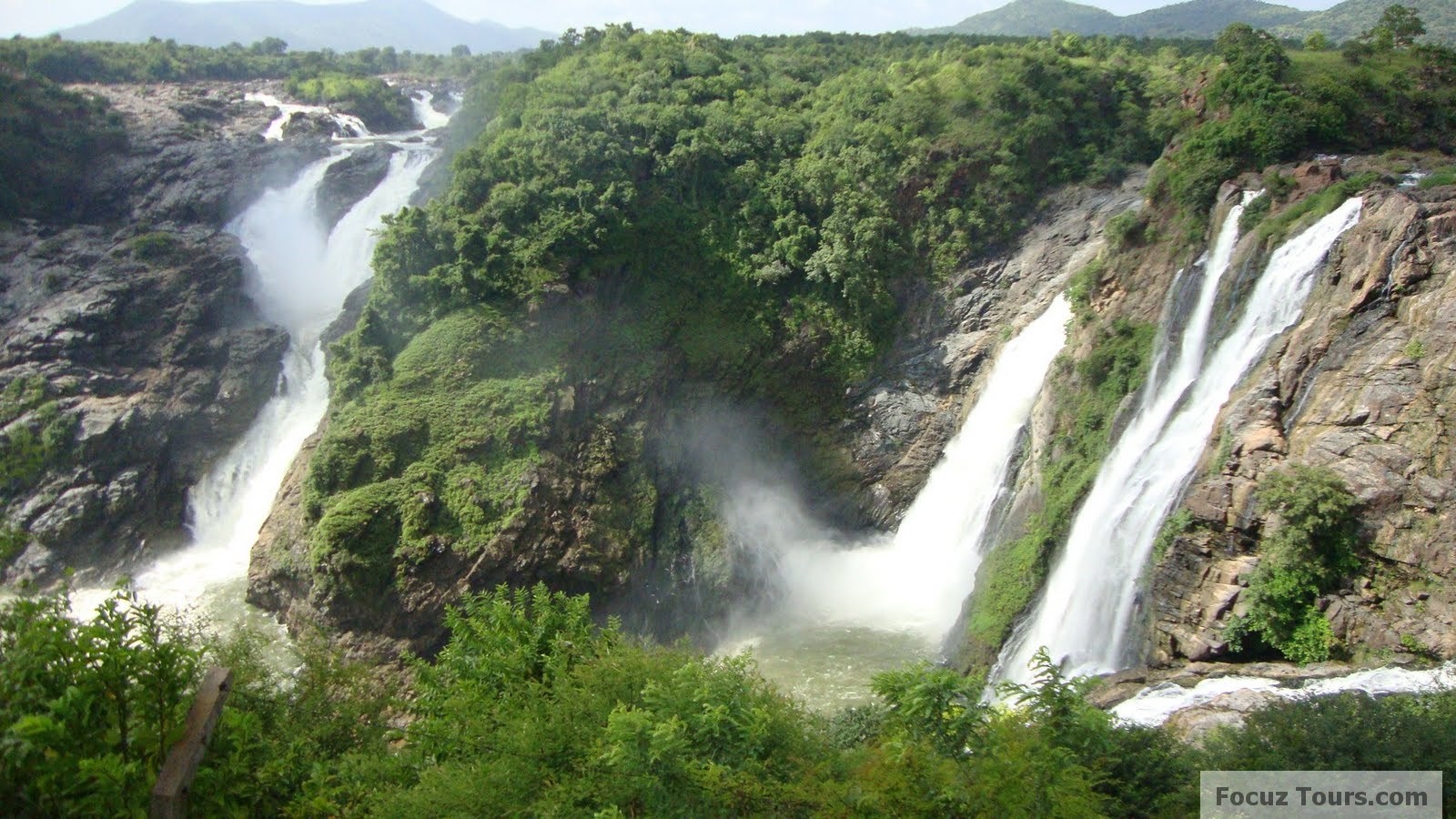 Jog Falls In Karnataka India1 - Shivasamudram Falls - HD Wallpaper 
