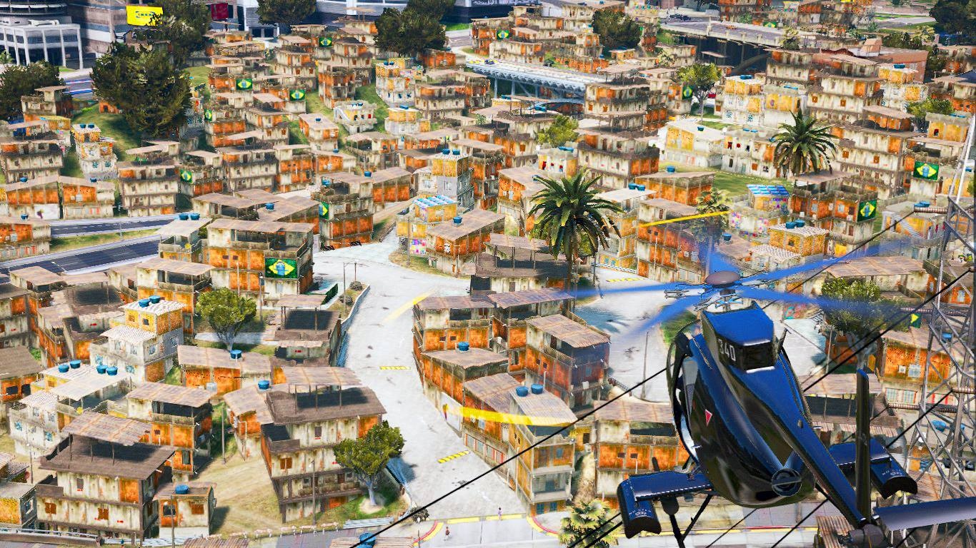 Mod Favela Gta 5 - HD Wallpaper 
