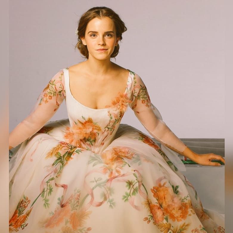 Wedding Dress Emma Watson Belle - HD Wallpaper 