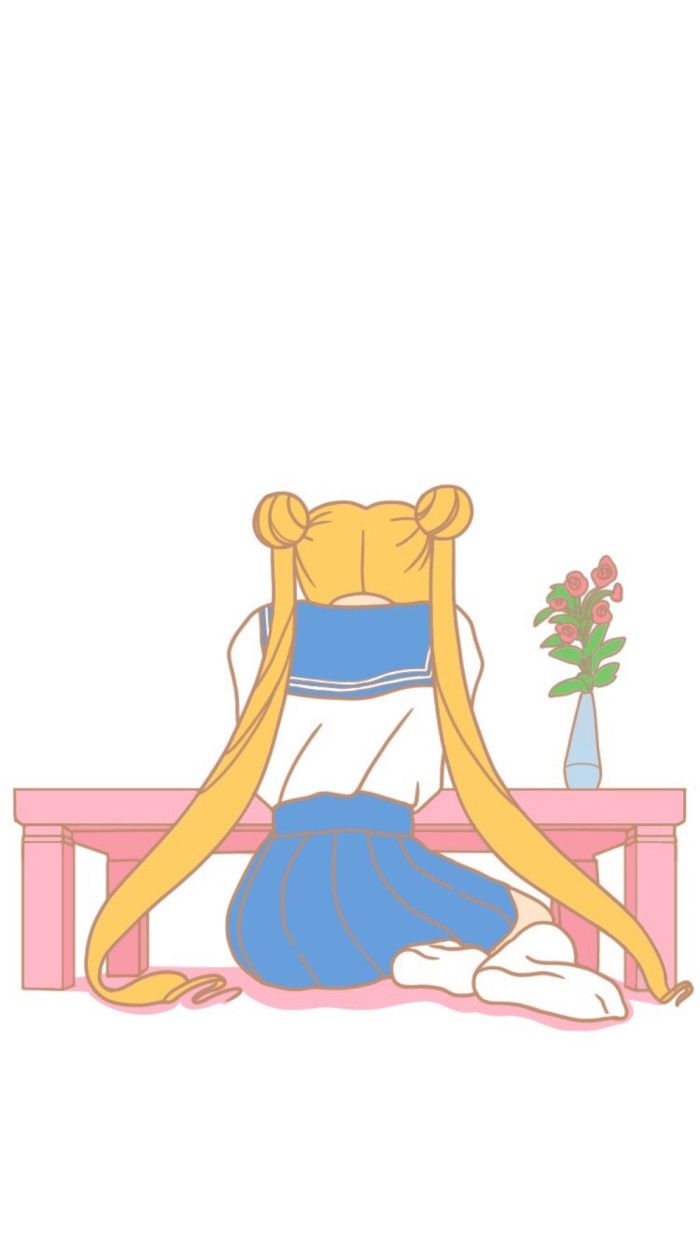 Sailor Moon Serena Estudiando - HD Wallpaper 