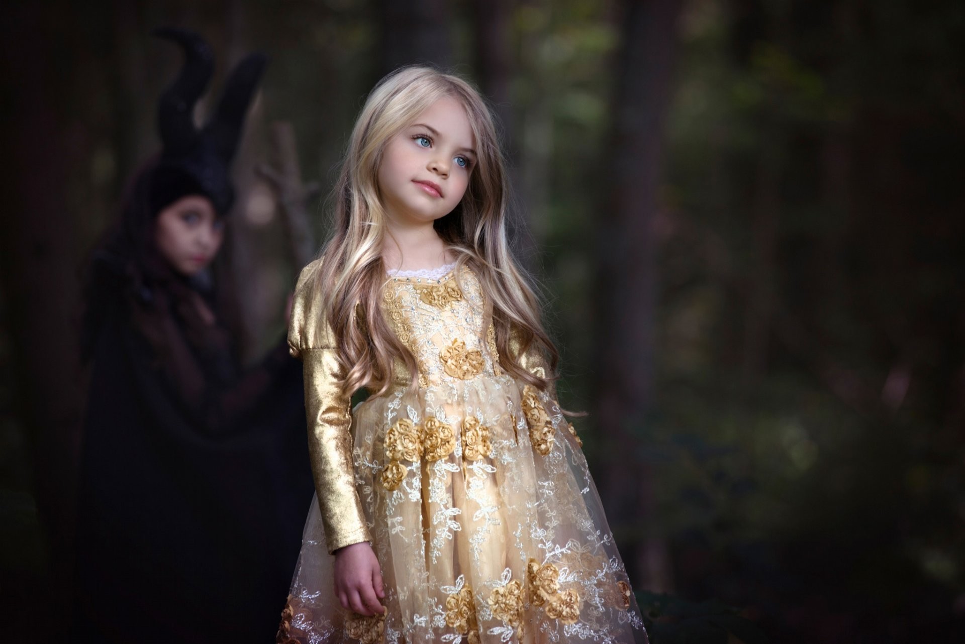 Aurora Maleficent Girl For The Movie 
 Data Src Maleficent - Aurora Maleficent - HD Wallpaper 