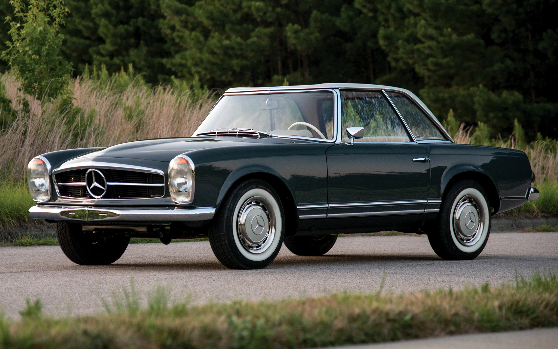 1968 Mercedes Sl Pagoda - HD Wallpaper 