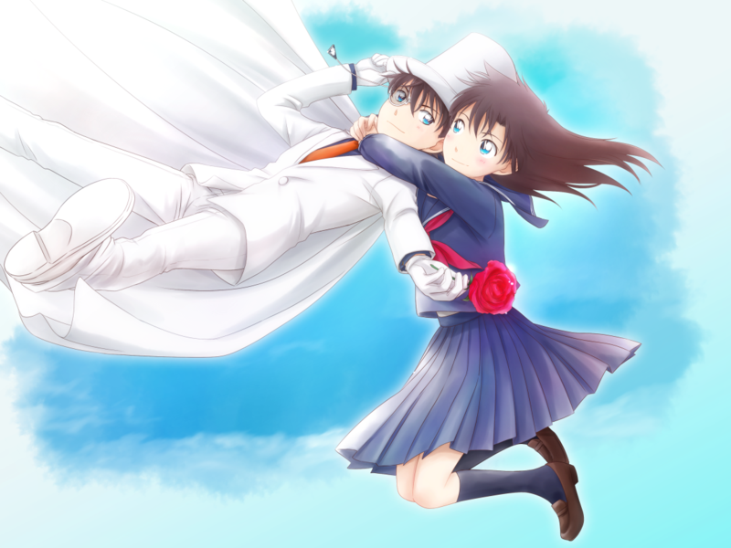 Hold On Tight - Magic Kaito Kaito X Aoko - HD Wallpaper 