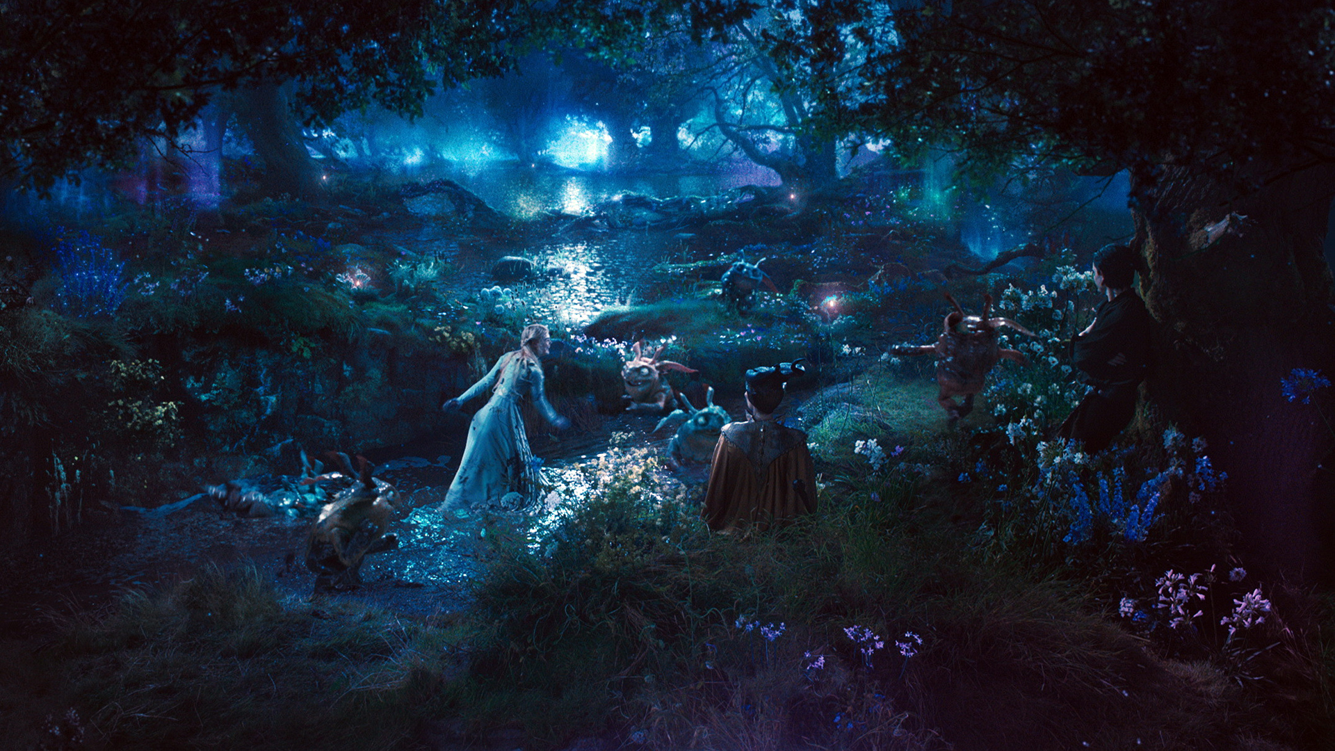 Sleeping Beauty, Angelina Jolie As Maleficent, Forest - Maleficent Forest - HD Wallpaper 