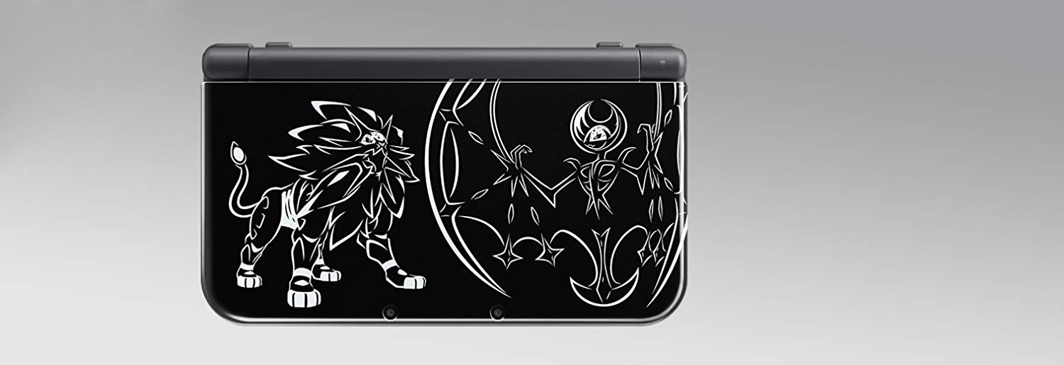 Nintendo 3ds Xl Solgaleo Lunala Black Edition - HD Wallpaper 