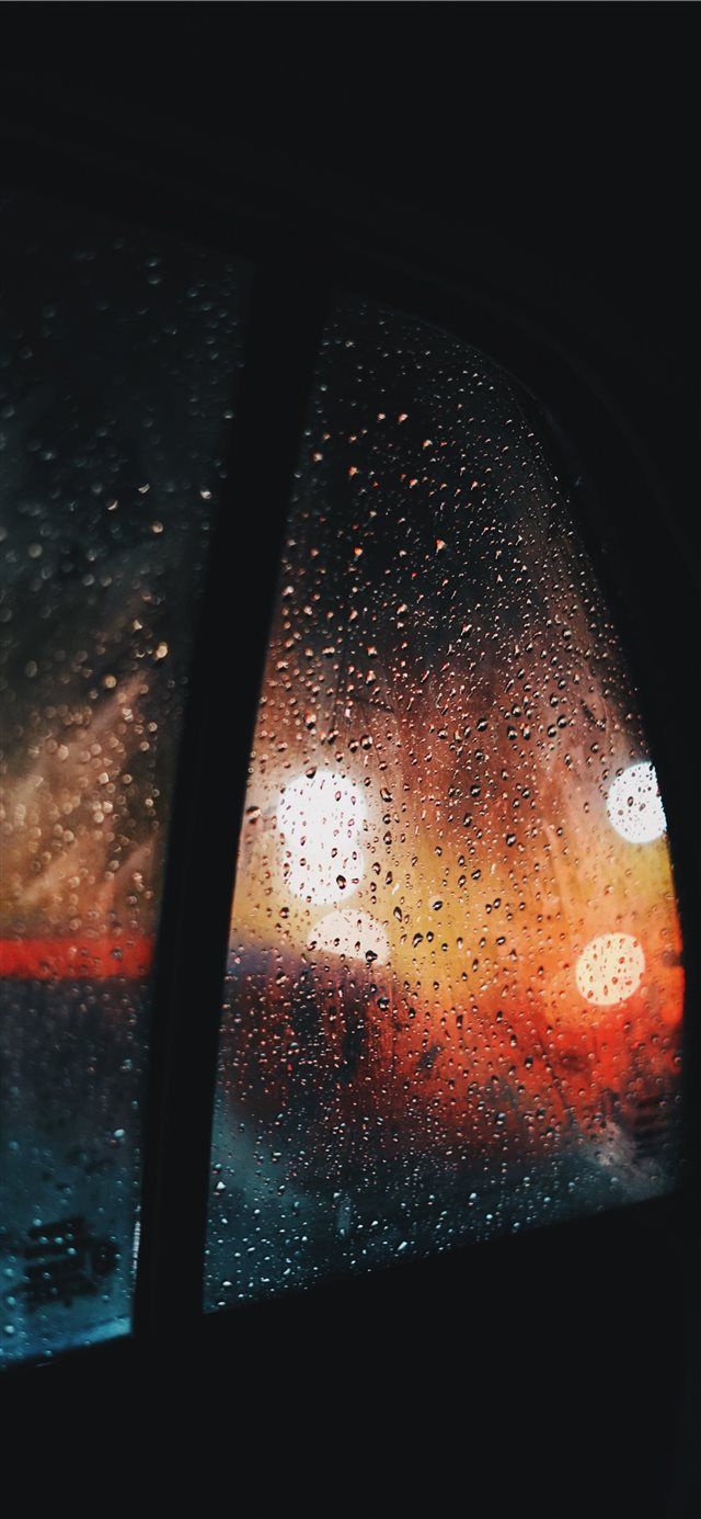 Rain Night Car Window - HD Wallpaper 
