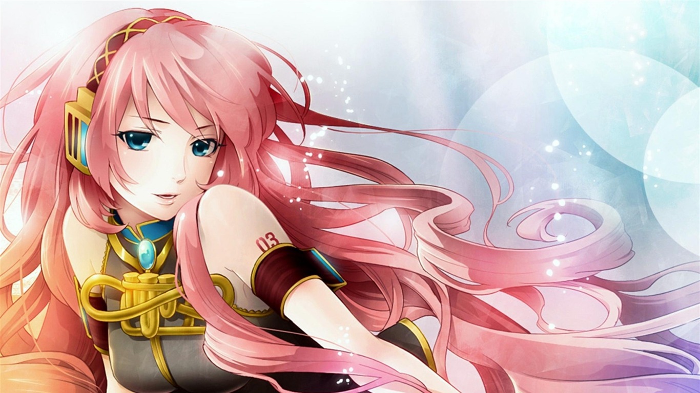 Megurine Luka Anime Girl-anime Design Hd Wallpaper2012 - Anime Wallpaper Megurine Luka - HD Wallpaper 