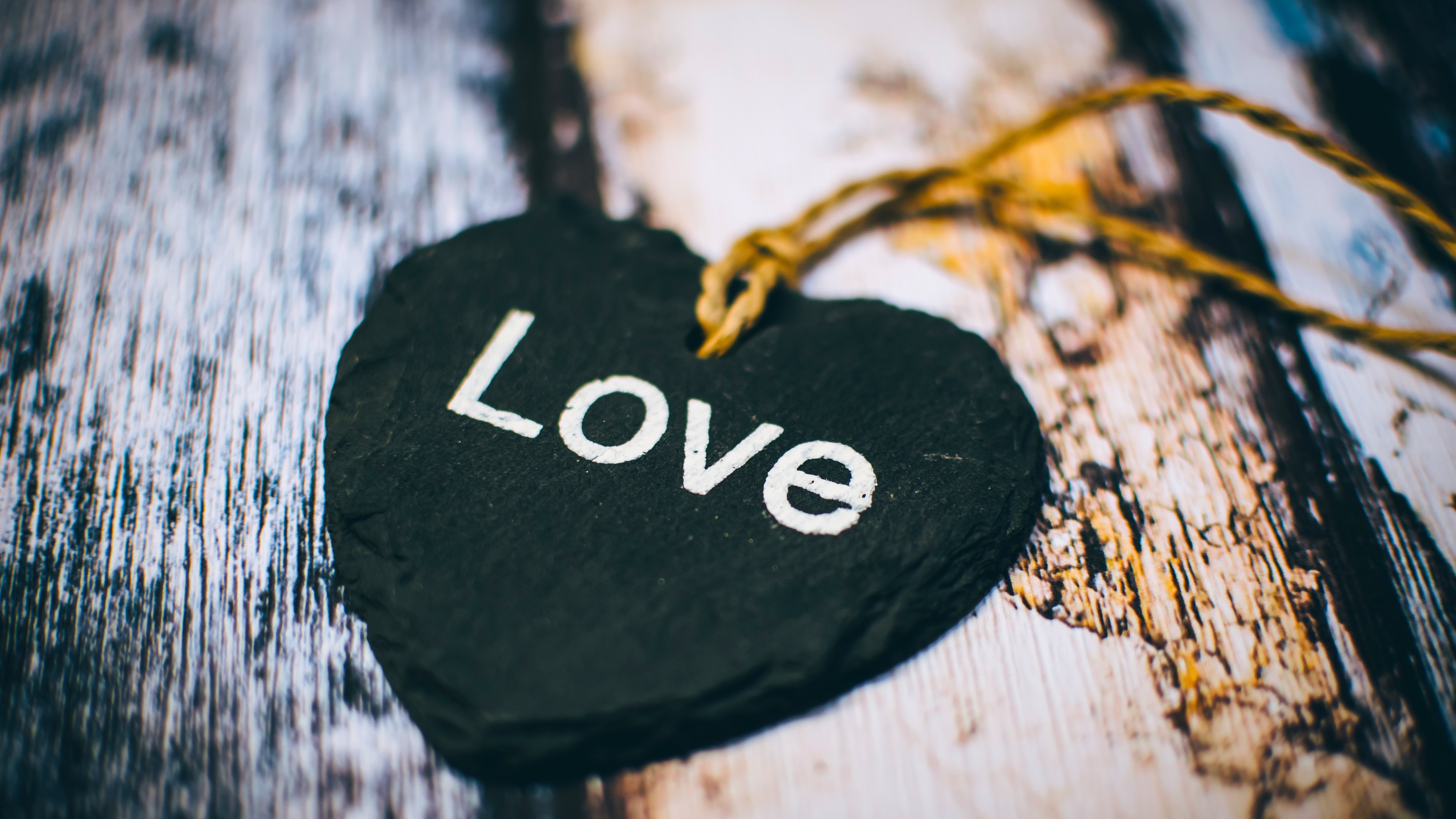 Wallpaper Black Love Heart, Decoration - HD Wallpaper 