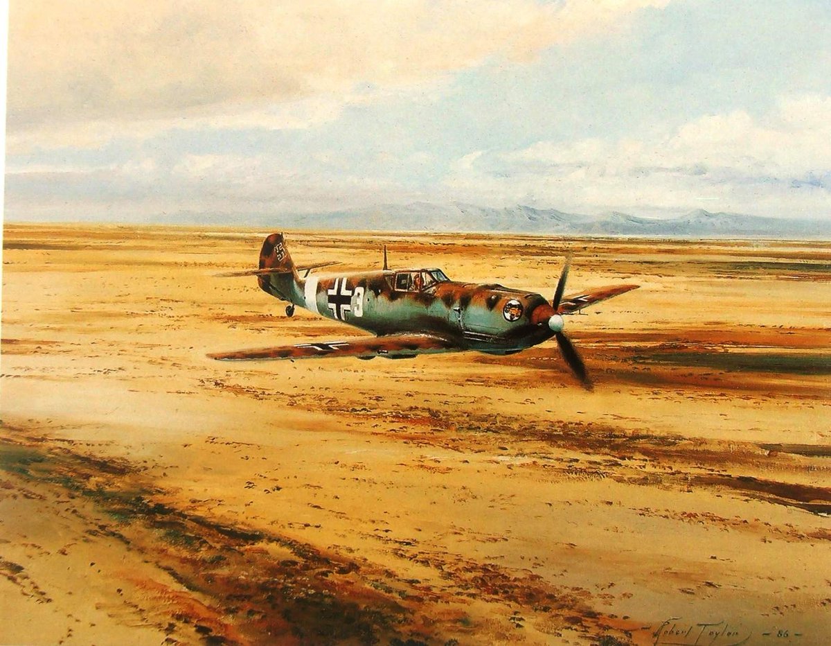 Bf 109 Painting - HD Wallpaper 