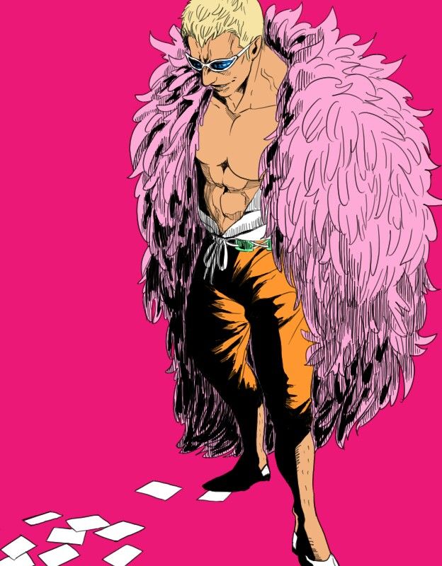 Doflamingo Art One Piece - HD Wallpaper 