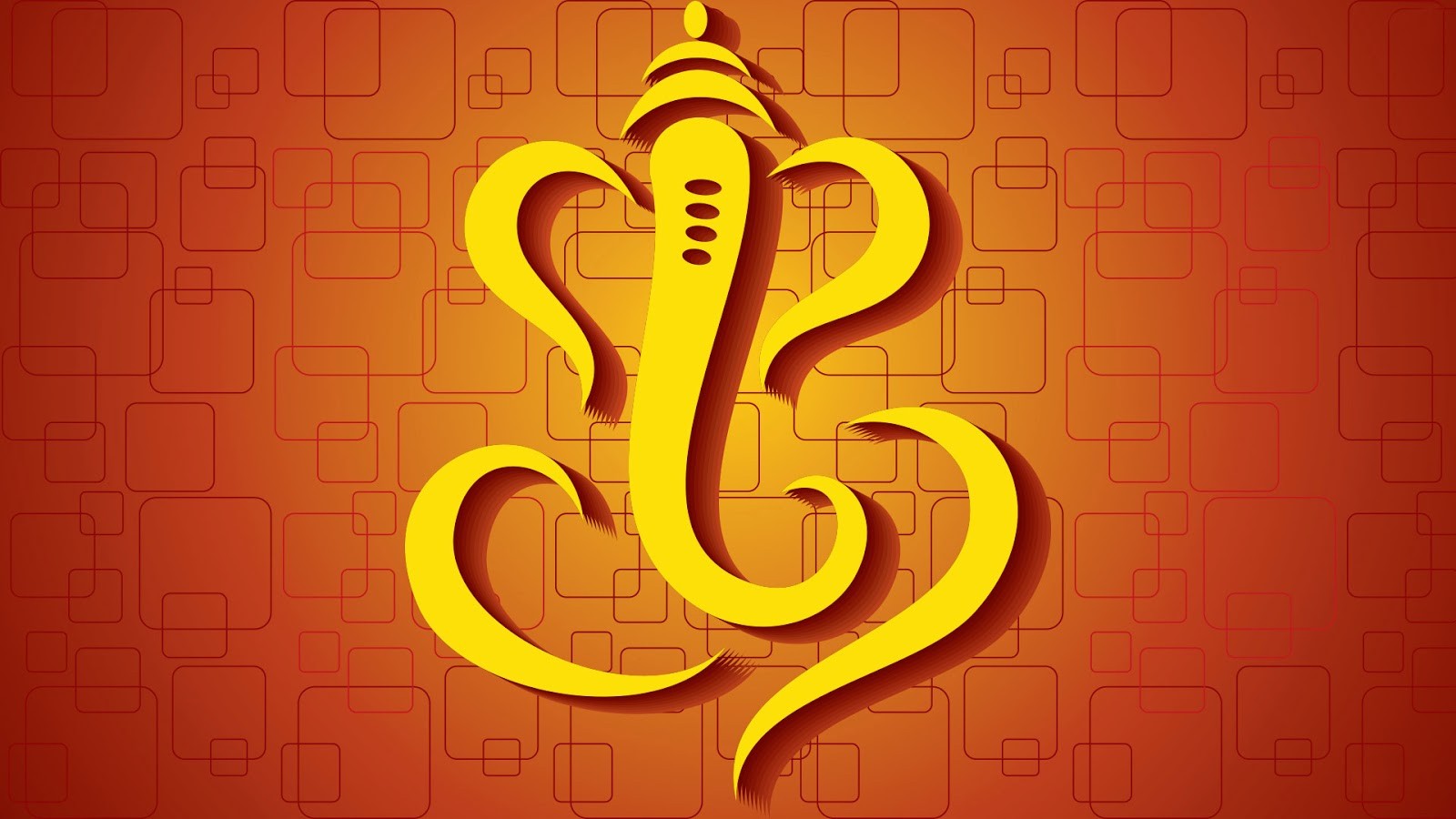 Lord Ganesha In 3d Vector Design - Full Hd Ganesh Hd Wallpaper For Pc - HD Wallpaper 