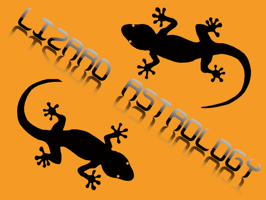 Lizard Silhouettes Eps - HD Wallpaper 